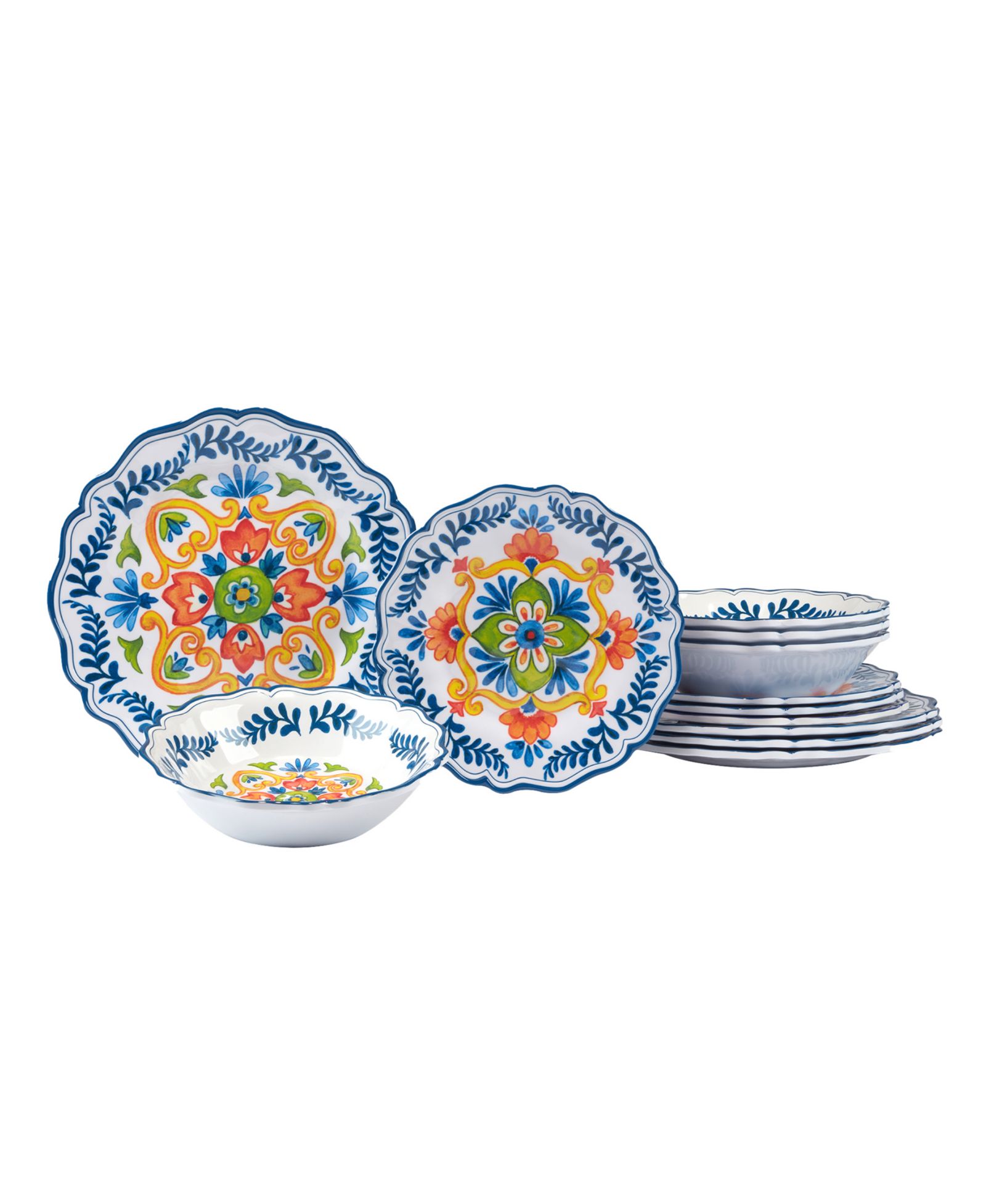 Набор столовой Certified International Flores 12 Pc. Dinnerware Set
