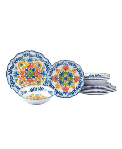 Набор столовой Certified International Flores 12 Pc. Dinnerware Set