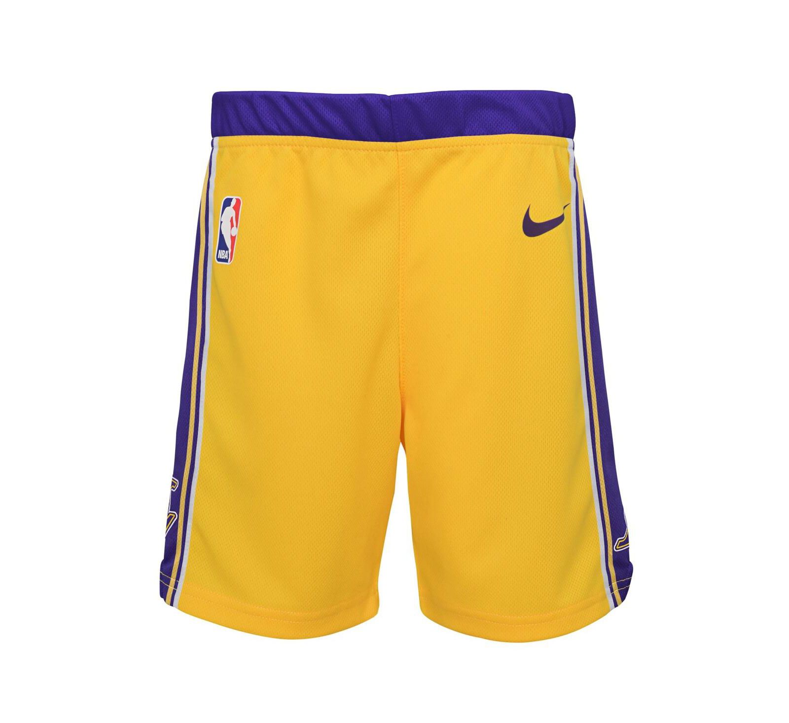 Детские шорты Nike Gold Los Angeles Lakers Icon Replica