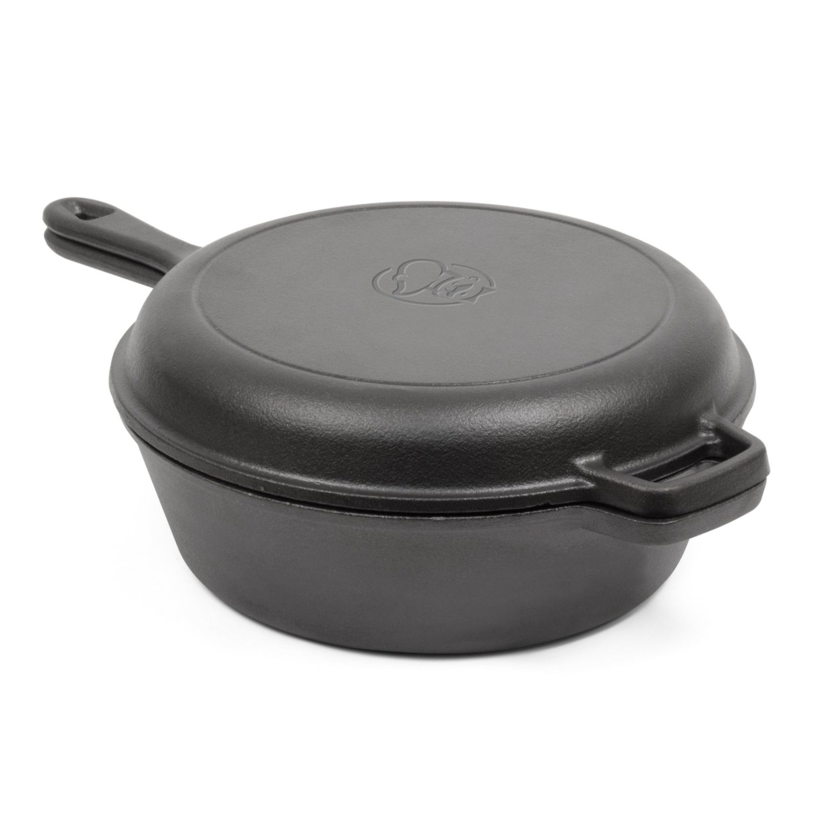 Dutch Oven Commercial Chef 3-Qt. с крышкой-сковородой CHFL3CC