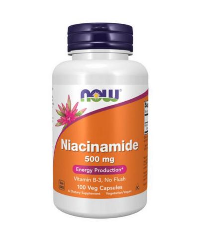 Now Foods Niacinamide, 500 mg, 100 Caps