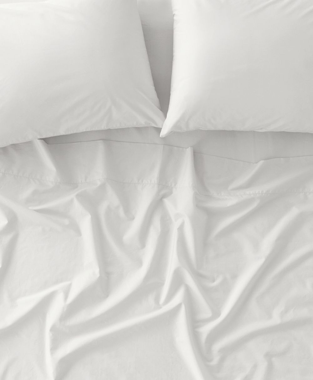 Pact Cotton Percale плоская простыня Cool Air