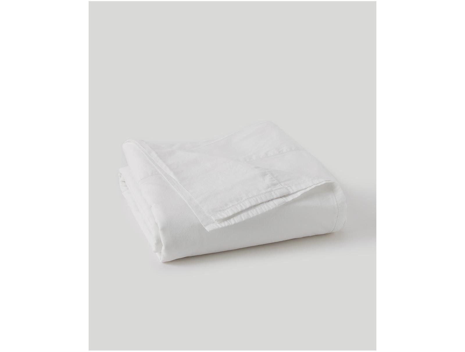 Pact Organic Cotton Room Service Sateen Flat Sheet - California King
