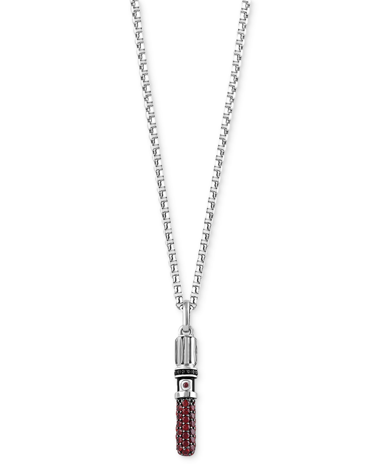 Подвеска-кулон Star Wars Wonder Fine Jewelry Darth Vader Lightsaber 18" Sterling Silver