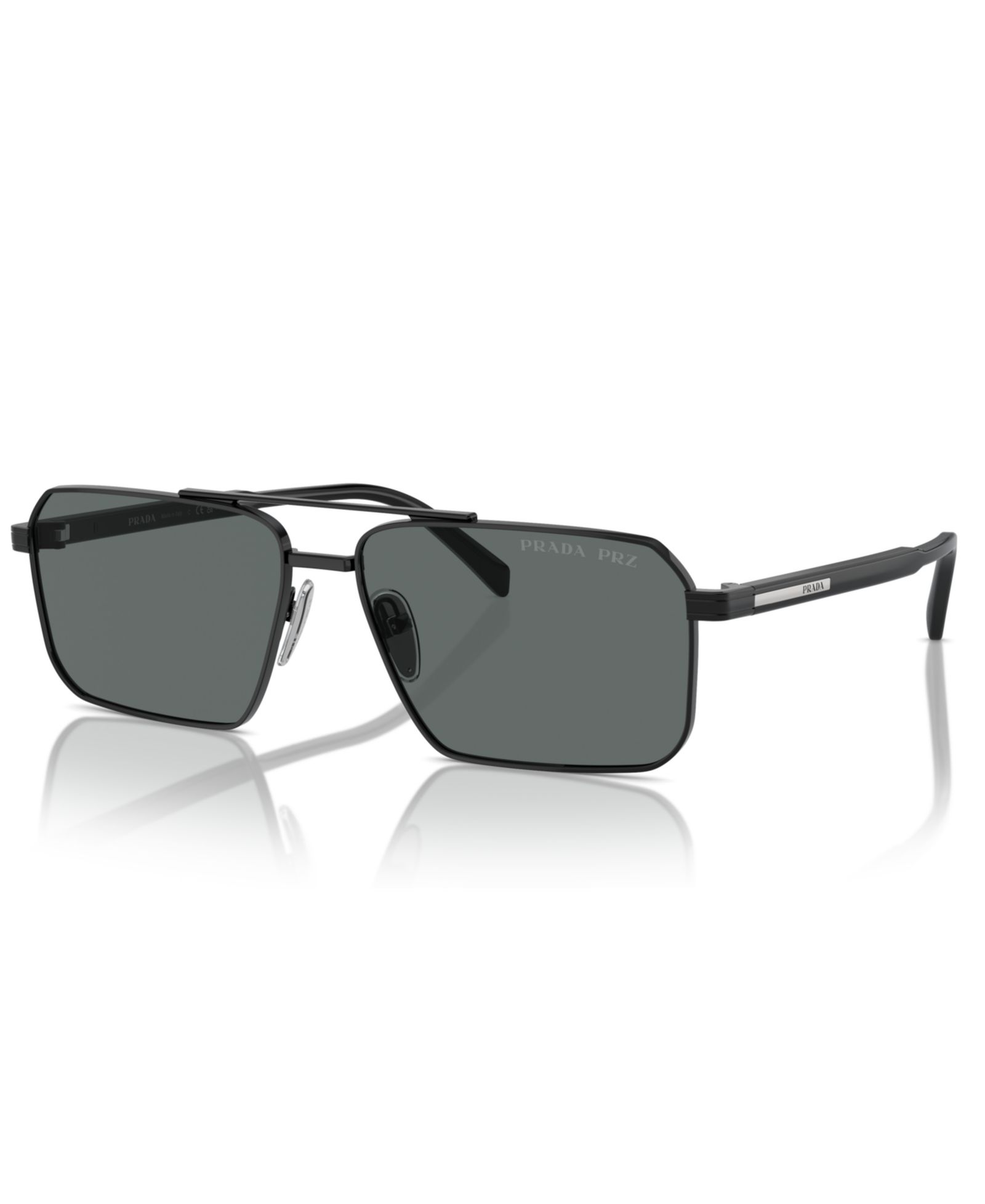 Солнцезащитные очки Prada Iconic Plaque Rectangle Men's PR A57S