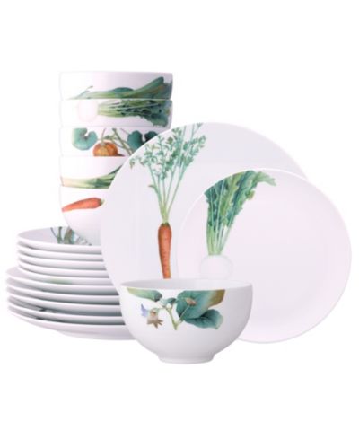 Noritake Kyoka Shunsai 18-Piece Dinnerware Dinnerware Set, Service For 6