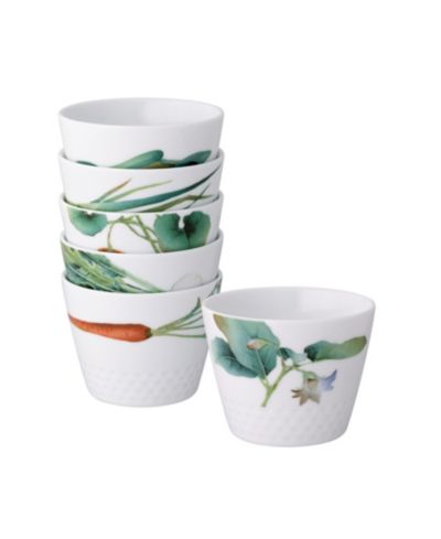 Noritake Kyoka Shunsai Set of 6 Japanese Cups, 3.5", 7 oz.