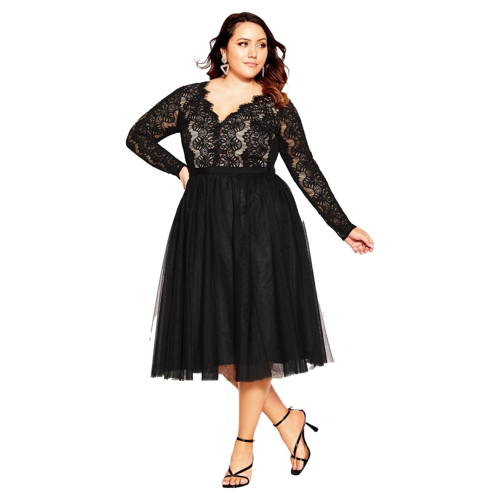 Платье CITY CHIC Plus Size Rare Beauty