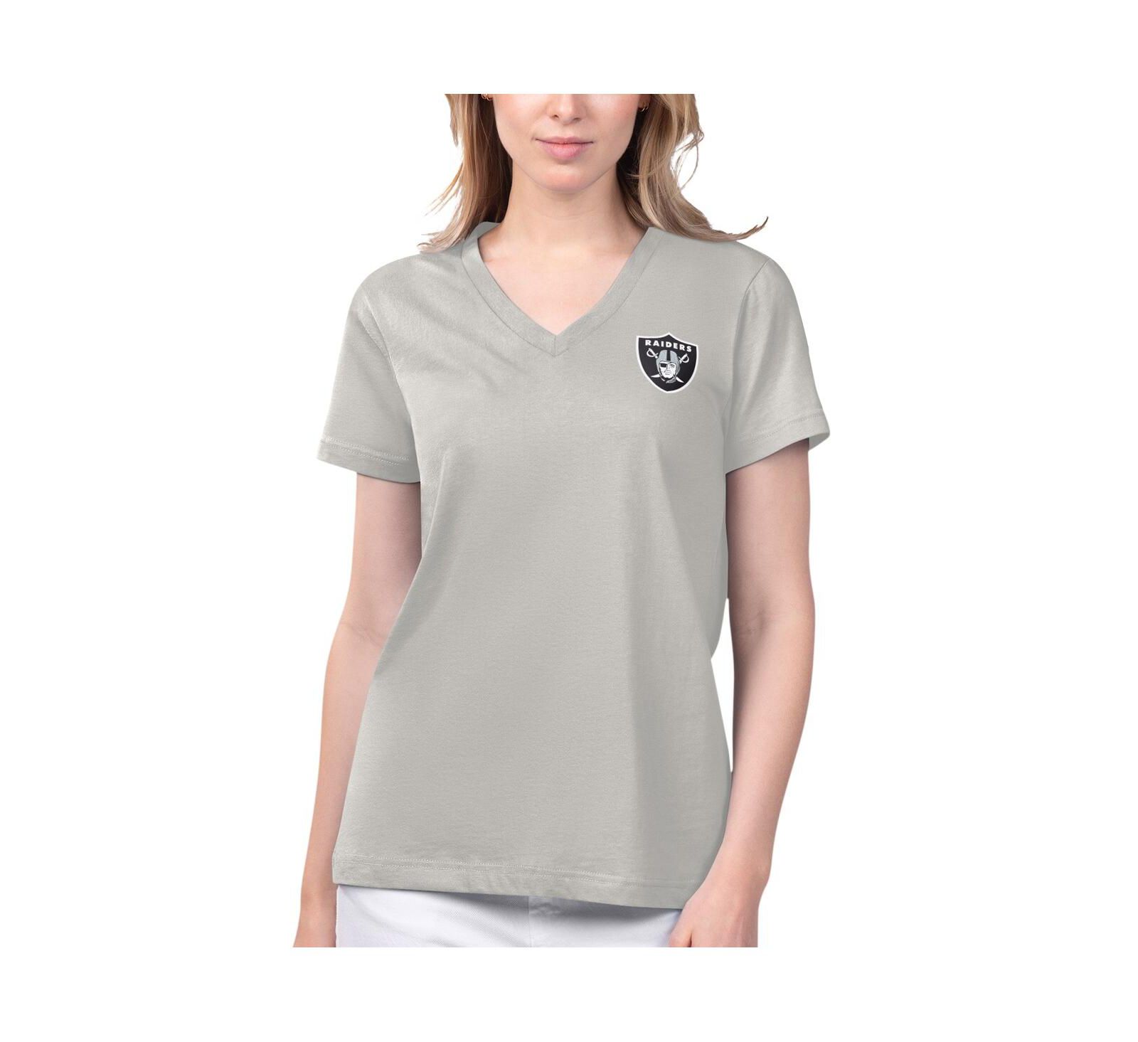 Женская футболка Margaritaville Gray Las Vegas Raiders