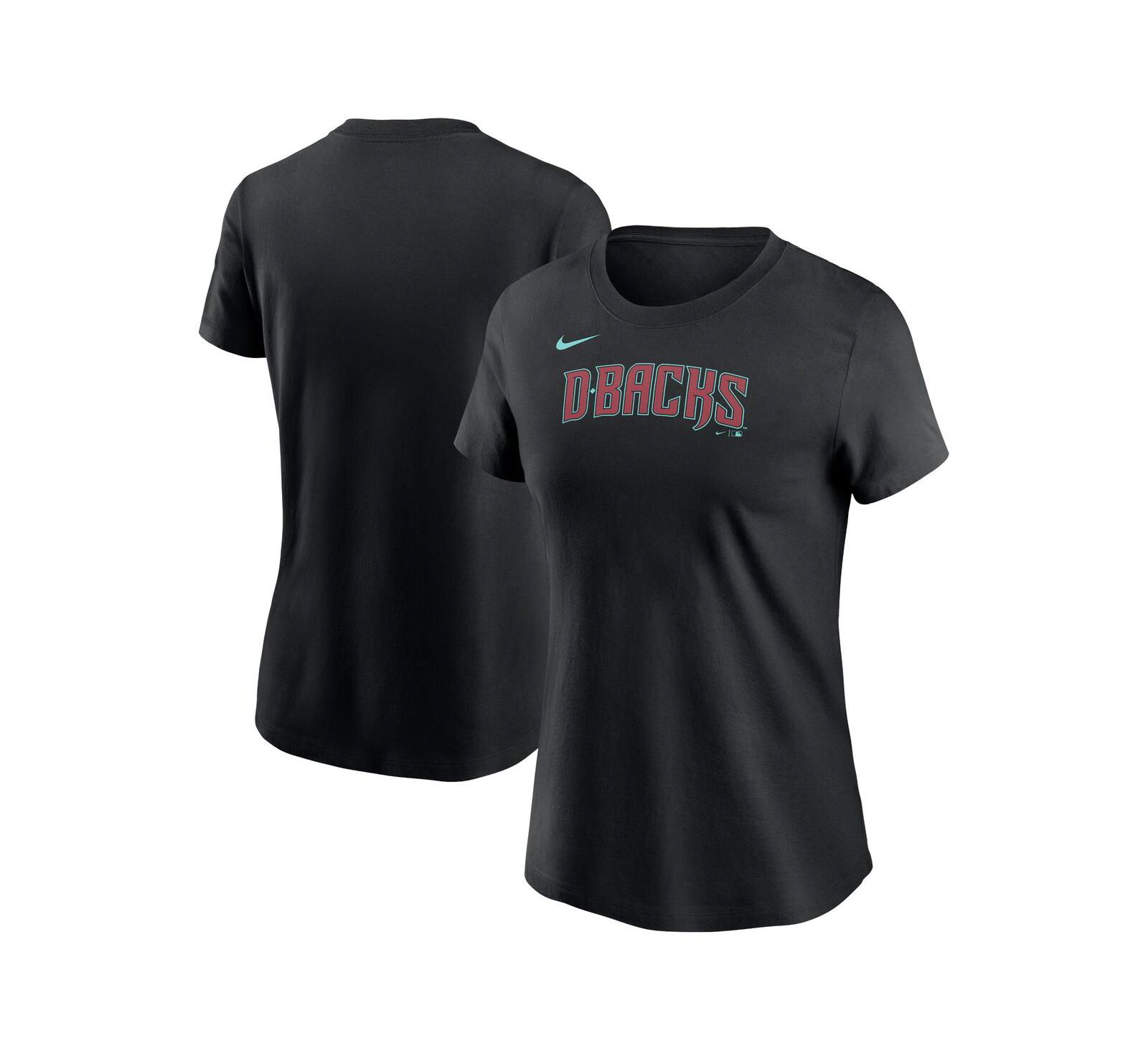 Women's Nike Black Arizona Diamondbacks Wordmark T-shirt