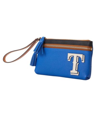 Мужской и женский клатч Dooney & Bourke Texas Rangers Infield Double-Zip Wristlet