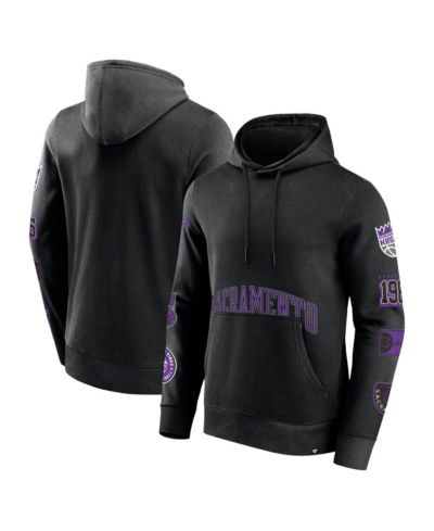 Мужское худи Fanatics Black Sacramento Kings Home Court с капюшоном