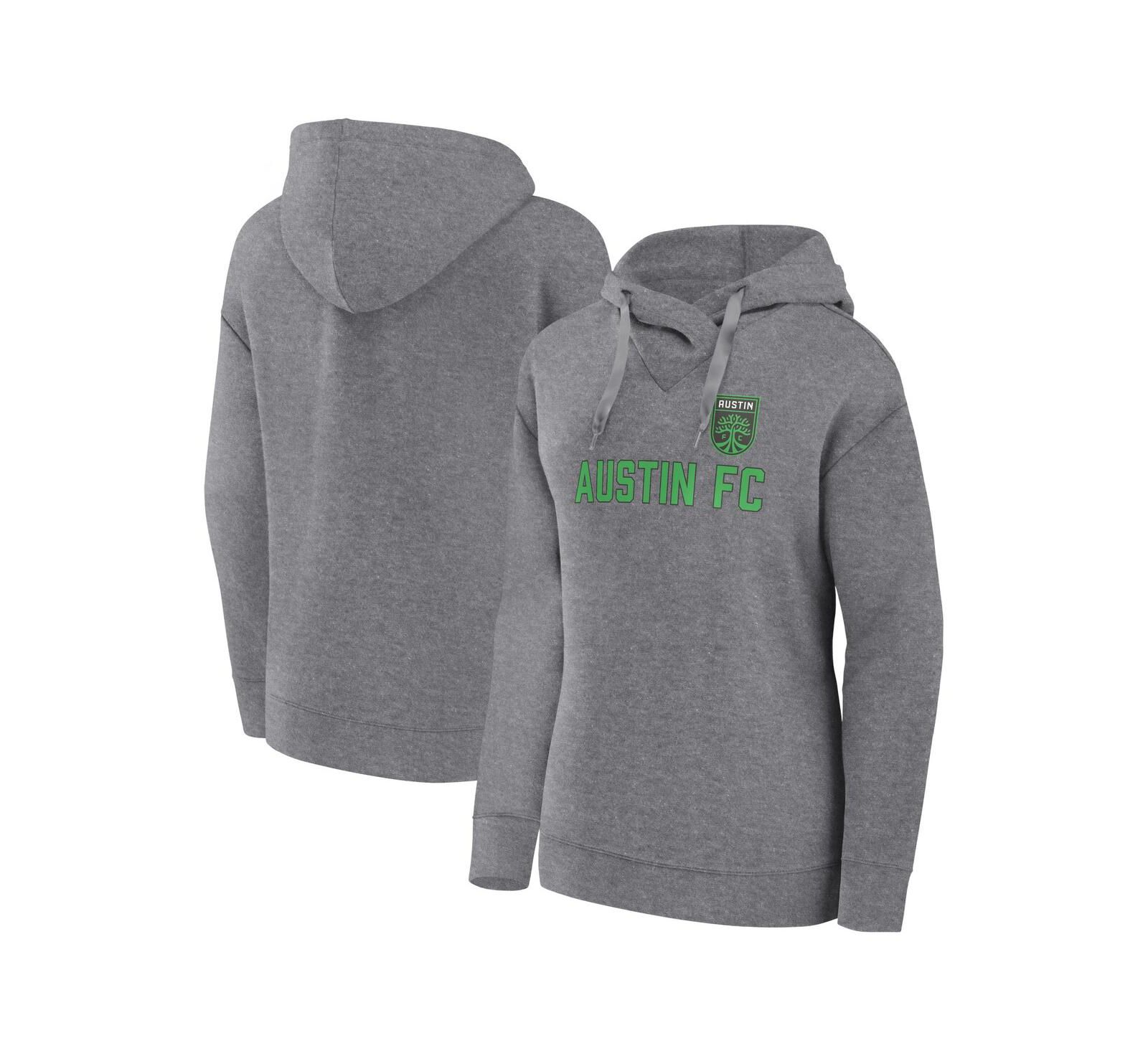 Женское худи Fanatics Austin FC Script Heather Gray