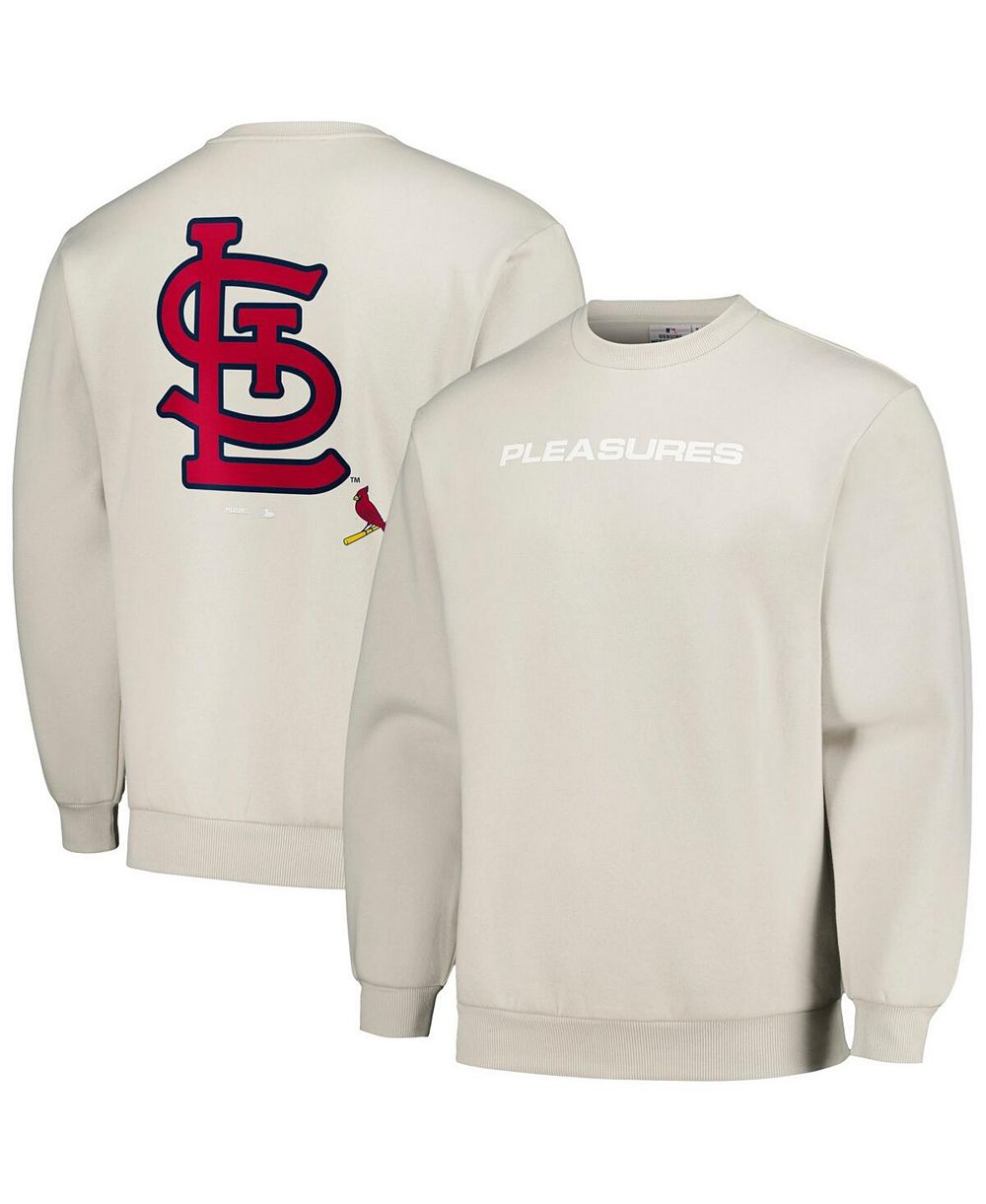 Мужское худи PLEASURES Gray St. Louis Cardinals Ballpark Pullover