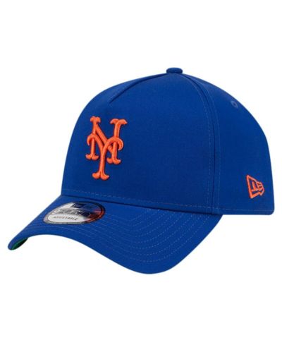Men's New Era Royal New York Mets Team Color A-Frame 9FORTY Adjustable Hat