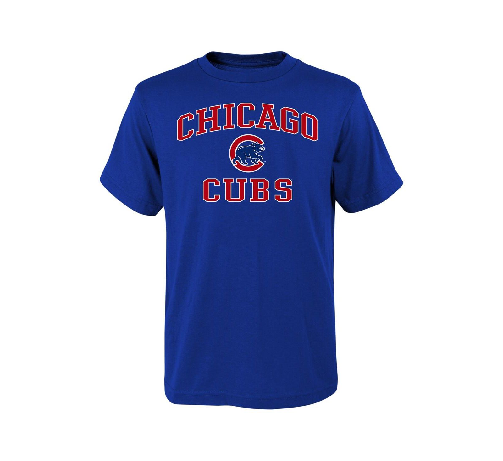 Детская футболка Outerstuff Royal Chicago Cubs Heart and Soul