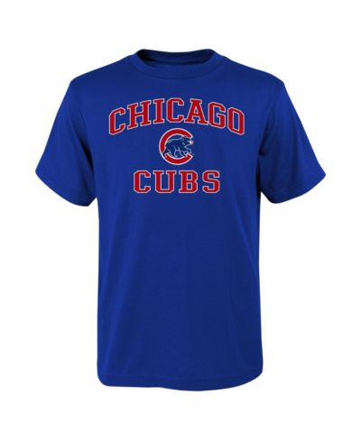 Детская футболка Outerstuff Royal Chicago Cubs Heart and Soul
