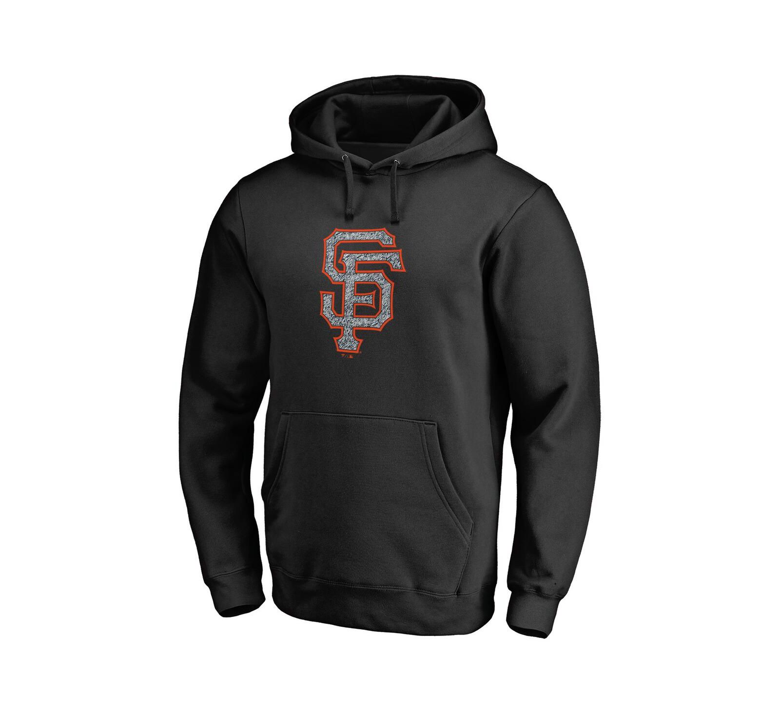 Мужской свитшот Fanatics Black San Francisco Giants Static Logo Pullover Hoodie