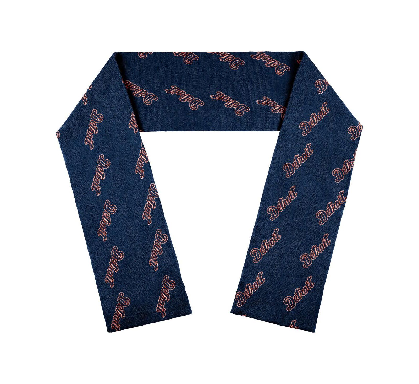 Женский шарф WEAR by Erin Andrews с логотипом Detroit Tigers