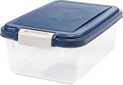 IRIS 11 Lbs /12 Qt Airtight Pet Food Storage Container, Dog Cat Bird and Other Pet Food Treats Storage Bin