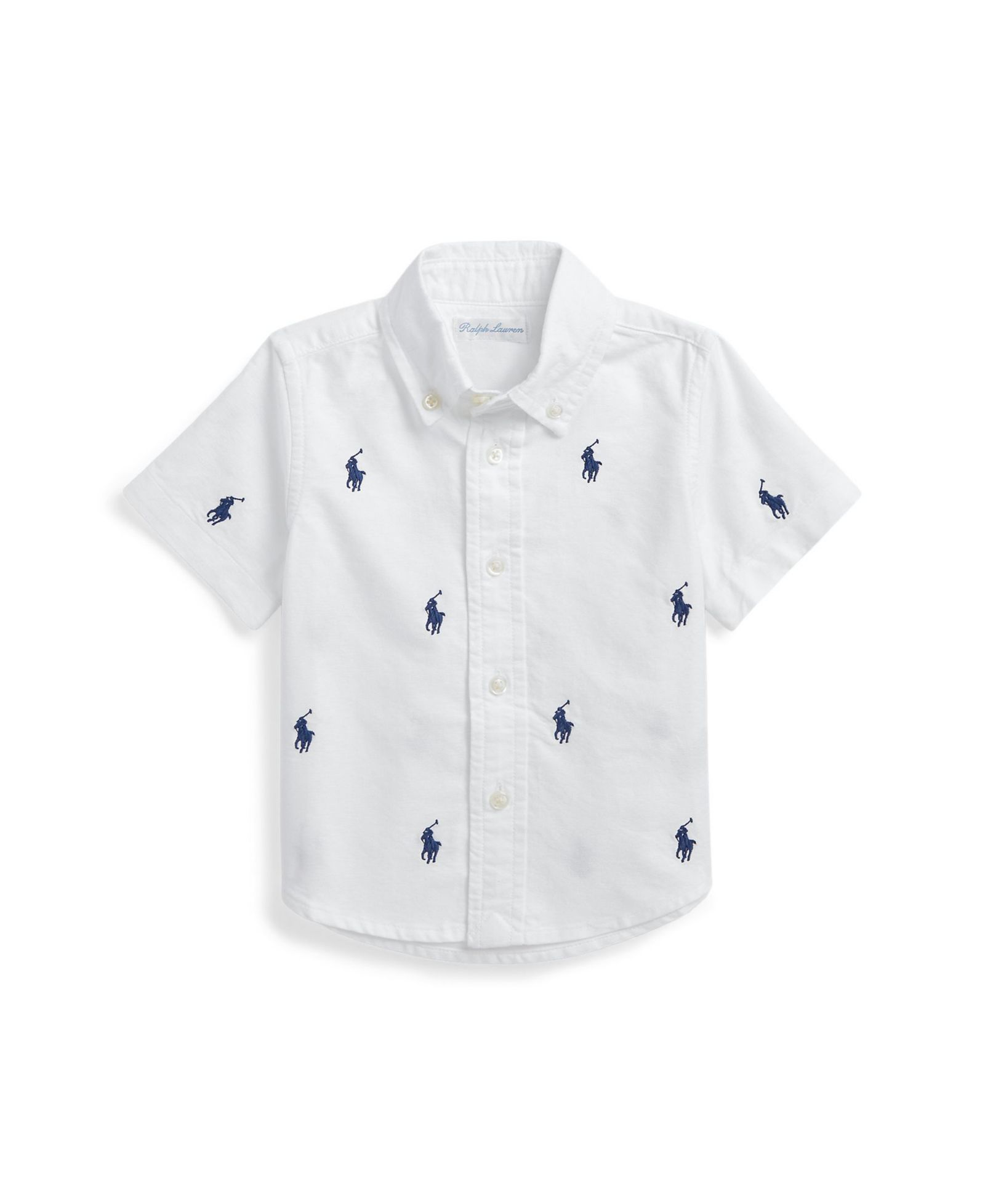 Детская рубашка Polo Ralph Lauren Pony Oxford с коротким рукавом