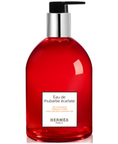 HERMÈS Eau de Rhubarbe Écarlate Hand & Body Cleansing Gel, 10.1 oz.