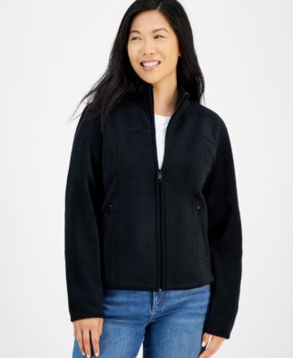 Женская куртка Style & Co Petite Polar Fleece с молнией
