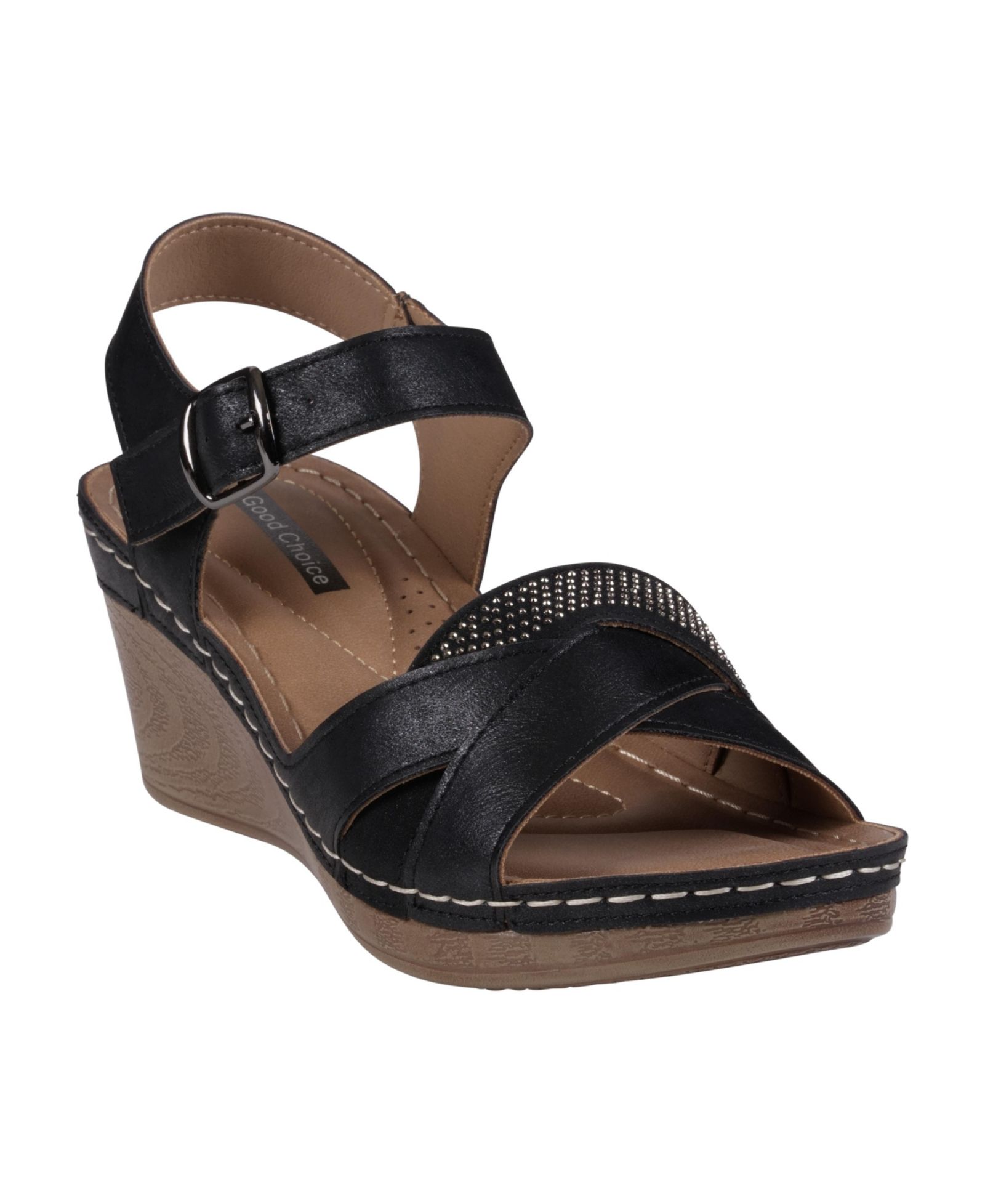 Женские сандалии-лодочки GC Shoes Monaco Crisscross