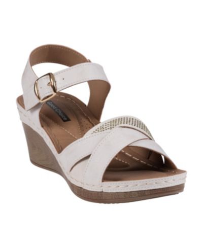 Женские сандалии-лодочки GC Shoes Monaco Crisscross