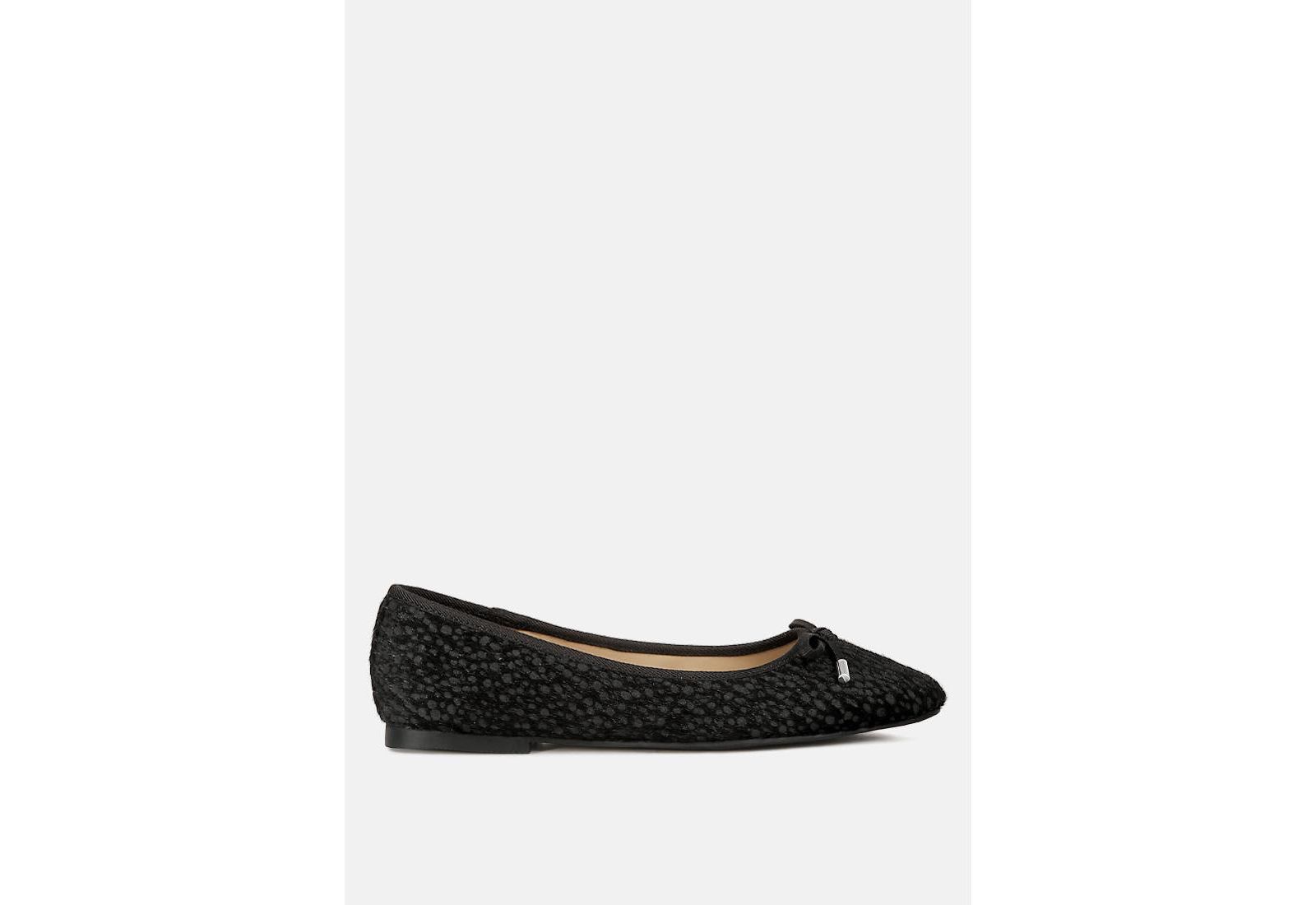 Женские балетки London Rag Ziggy Animal Print с бантом