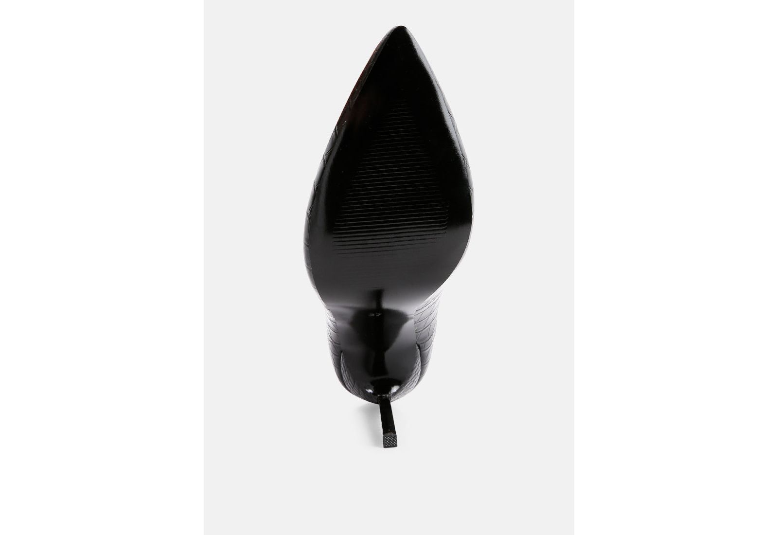 London Rag Womens Urchin Croc High Stiletto Heel Pumps