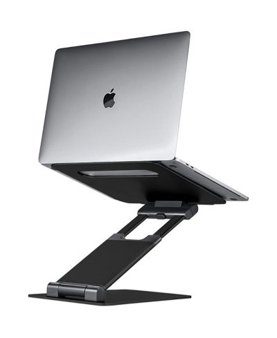 Ergonomic Laptop Stand: Adjustable Height, Compatible with All MacBook, Laptops, Tablets 11-17"