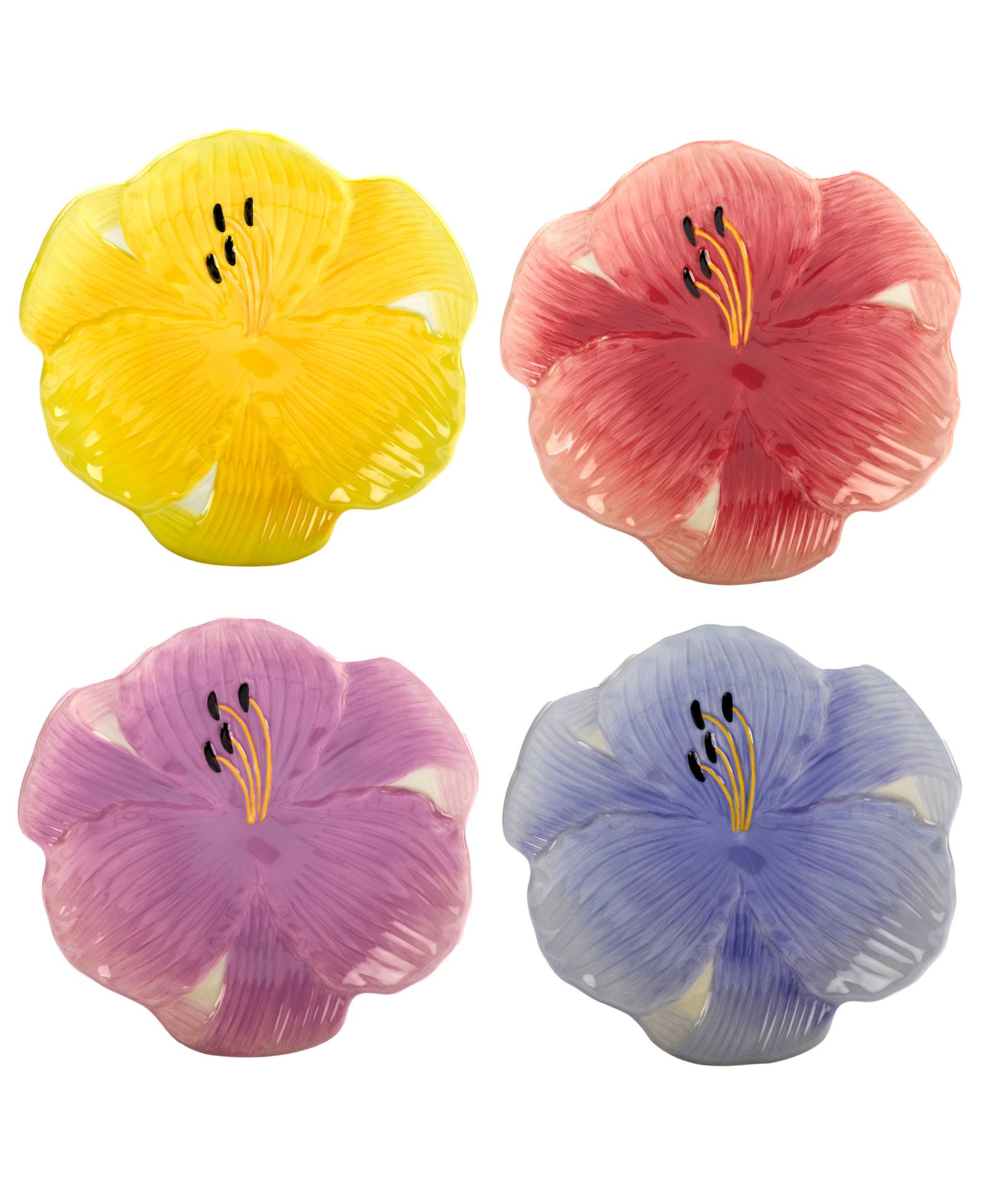 Certified International набор десертных тарелок Hummingbirds 3-D Floral, 4 шт.