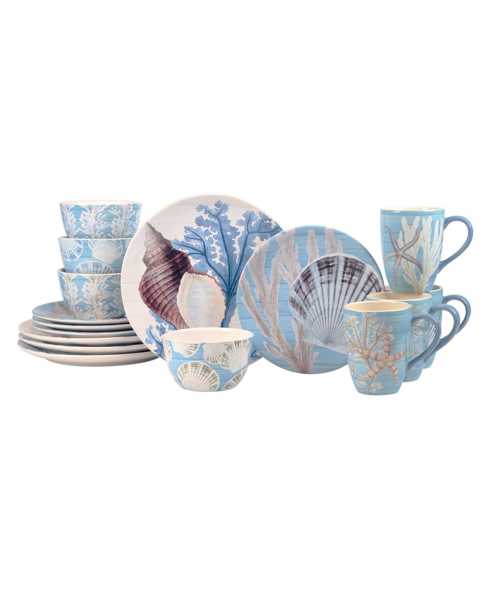 Certified International Beyond the Shore 16 Pc. Dinnerware Set, Service for 4