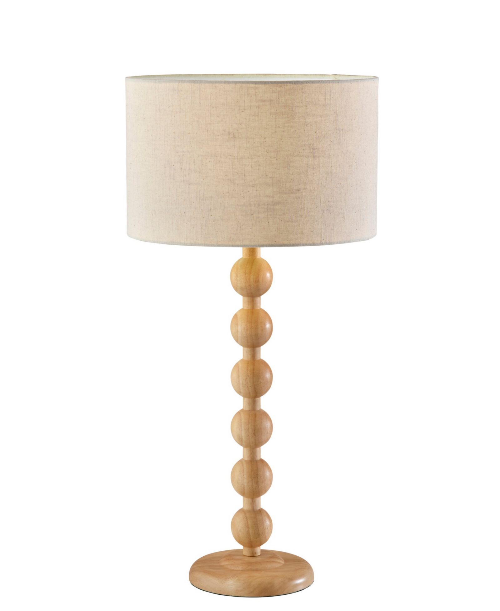 Деревянная настольная лампа Adesso Wood Orchard, 28.25"