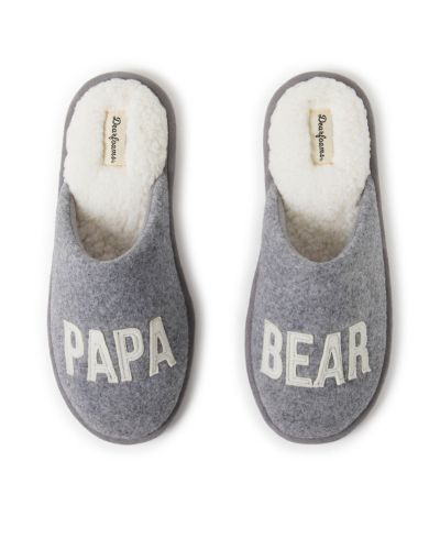 Dearfoams Мужские тапочки Carson Papa Bear