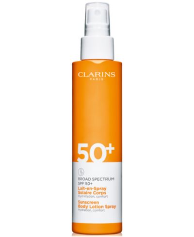 Спрей-лосьон для тела Clarins Sunscreen Broad Spectrum SPF 50+, 5 oz.