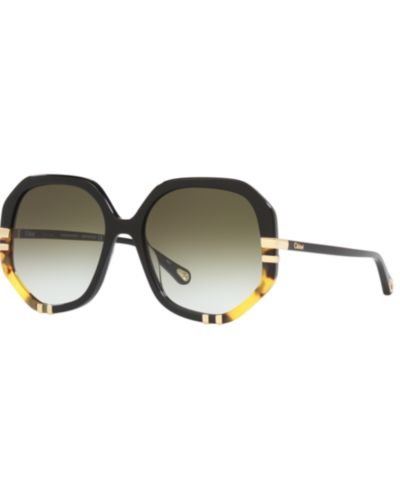 Женские прямоугольные солнцезащитные очки Chloé CH0105S 6N000422