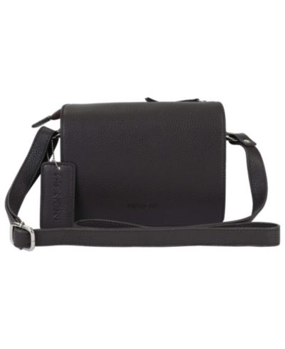 Сумка через плечо Mancini Pebble Leather Connie Crossbody