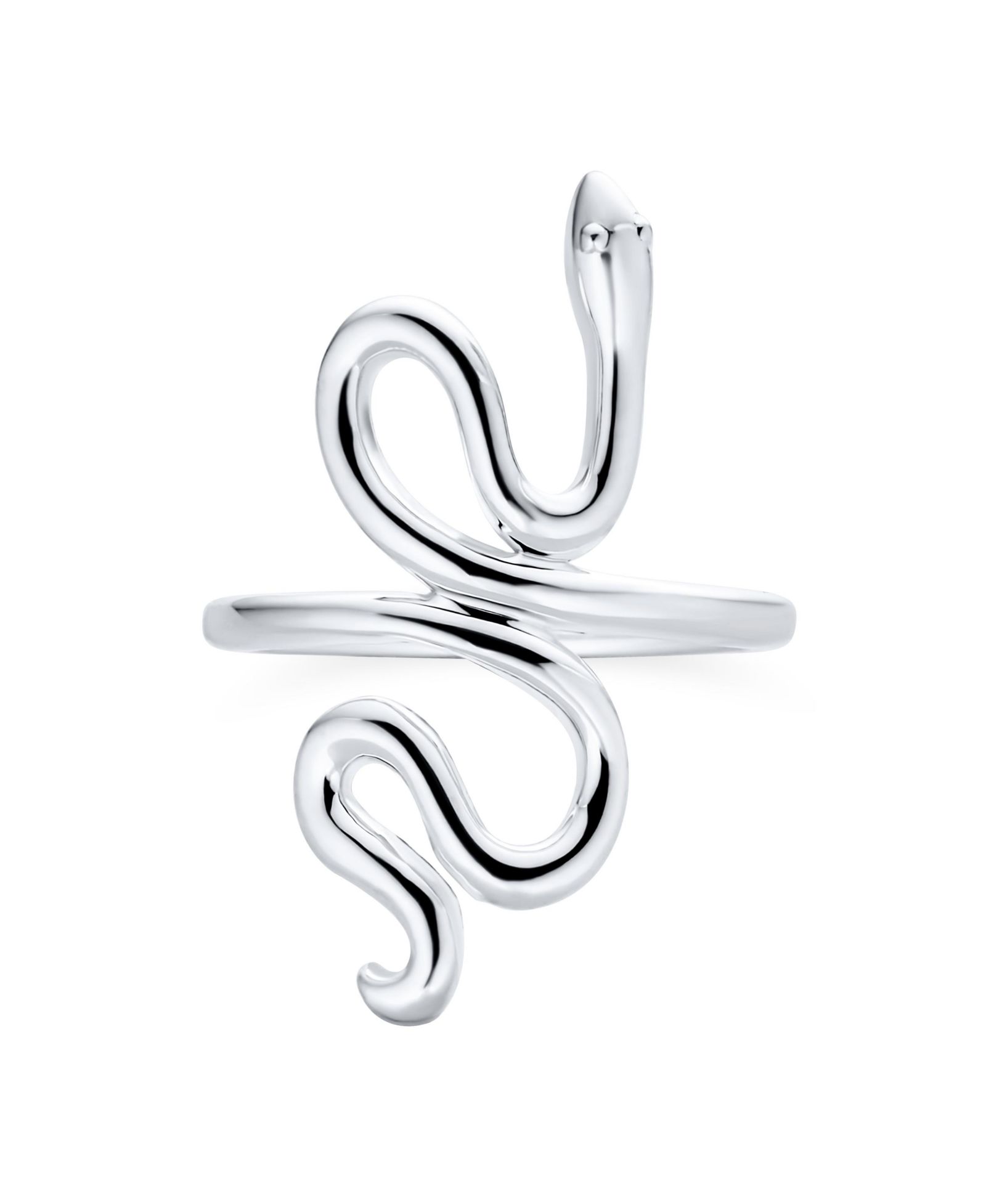Bling Jewelry Serpent Snake Ring, Sterling Silver