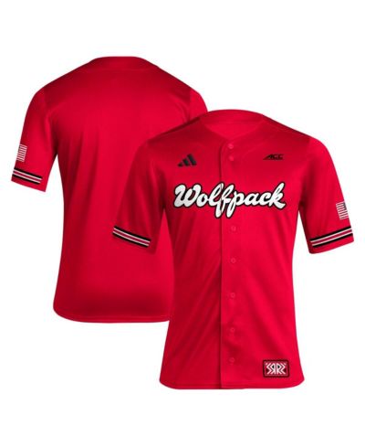 Adidas Men's NC State Wolfpack Reverse Retro Replica jersey Baseball Jersey