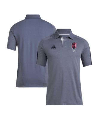 Men's adidas Gray St. Louis City SC 2024 Training Polo Shirt