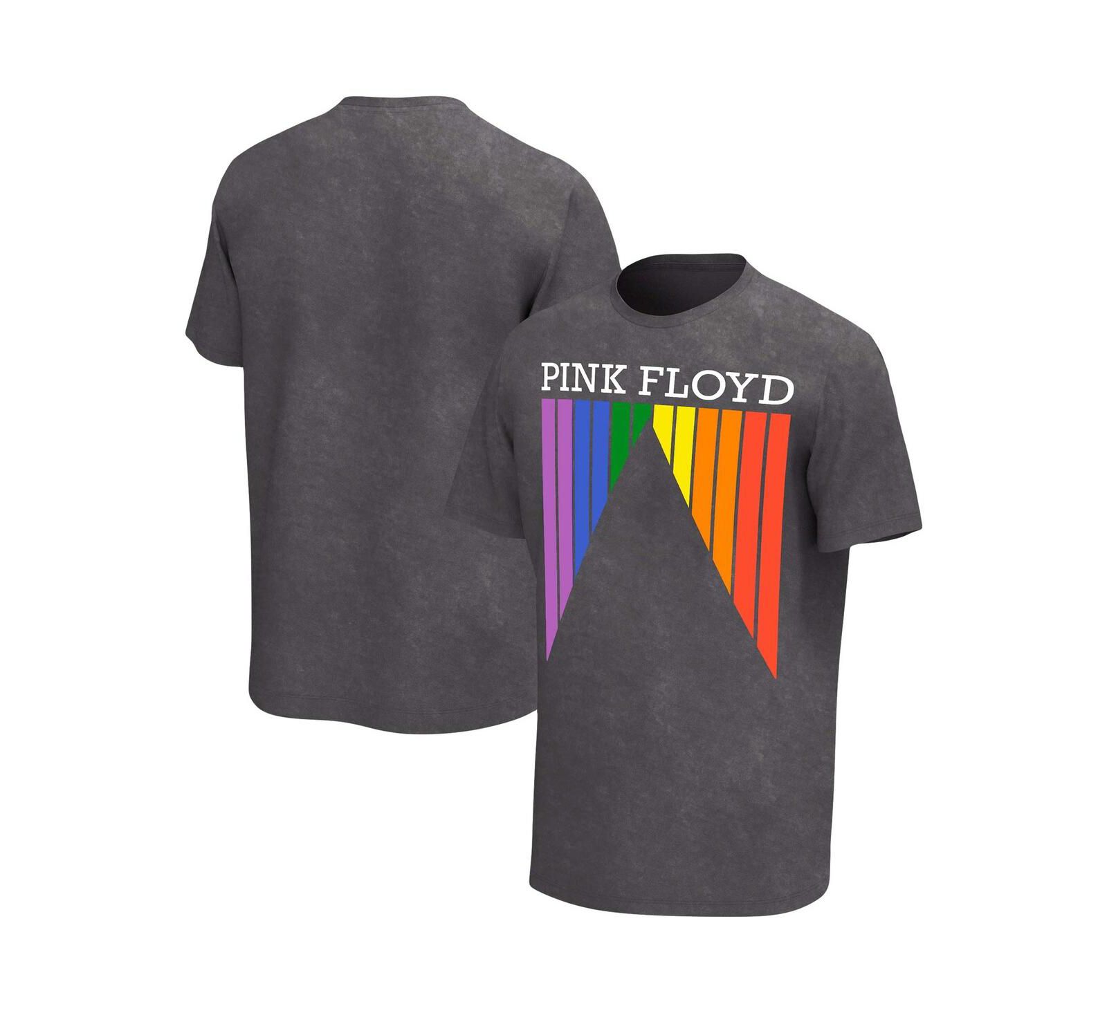 Мужская футболка Floyd Prism Washed в черном цвете с эффектом потертости