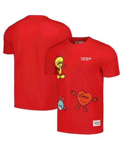 Men's and Women's Freeze Max Red Looney Tunes Positive Energy T-shirt