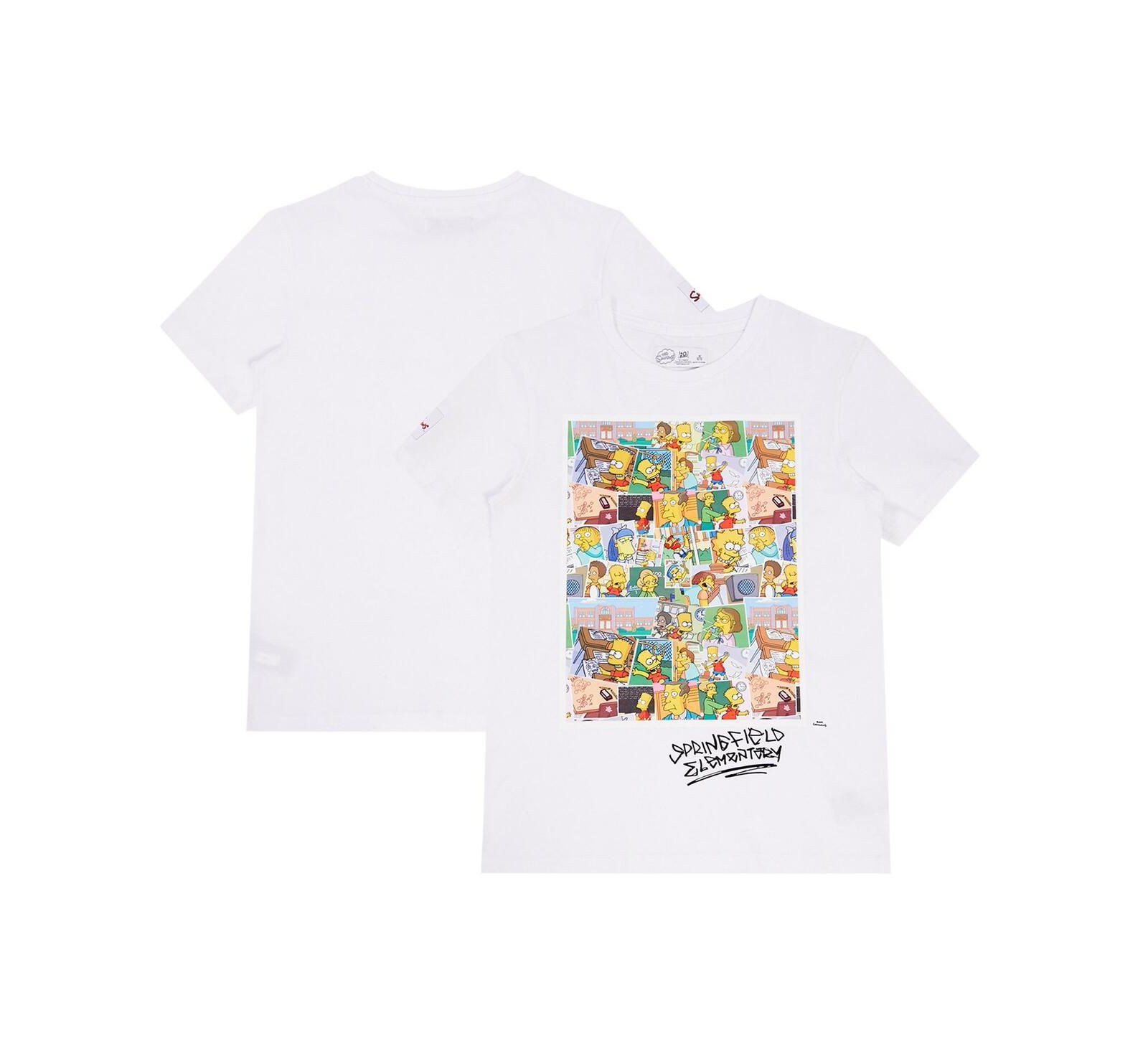 Футболка Freeze Max The Simpsons Springfield Elementary Postcards для мальчиков и девочек