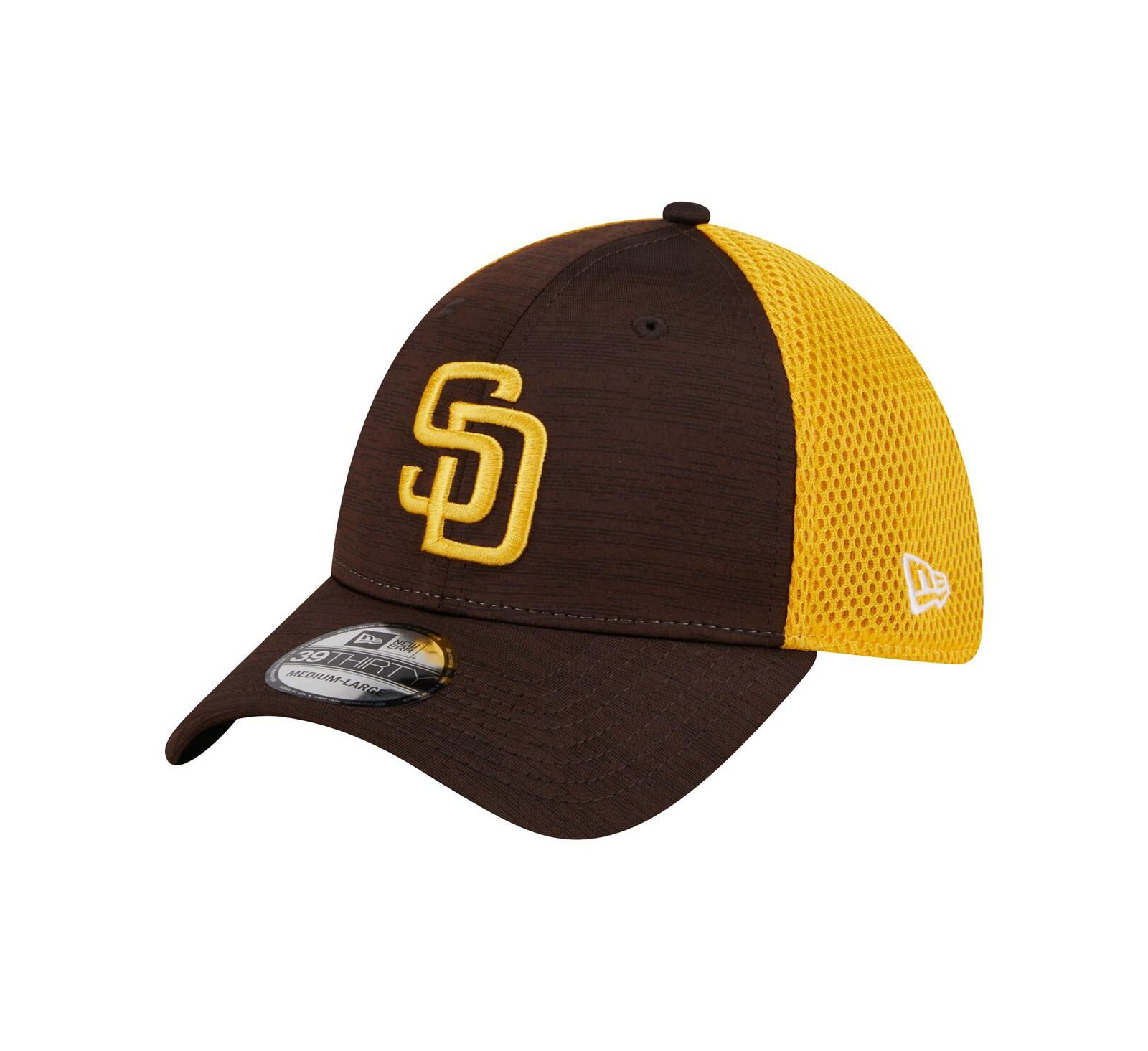 Men's New Era Brown San Diego Padres Neo 39THIRTY Flex Hat
