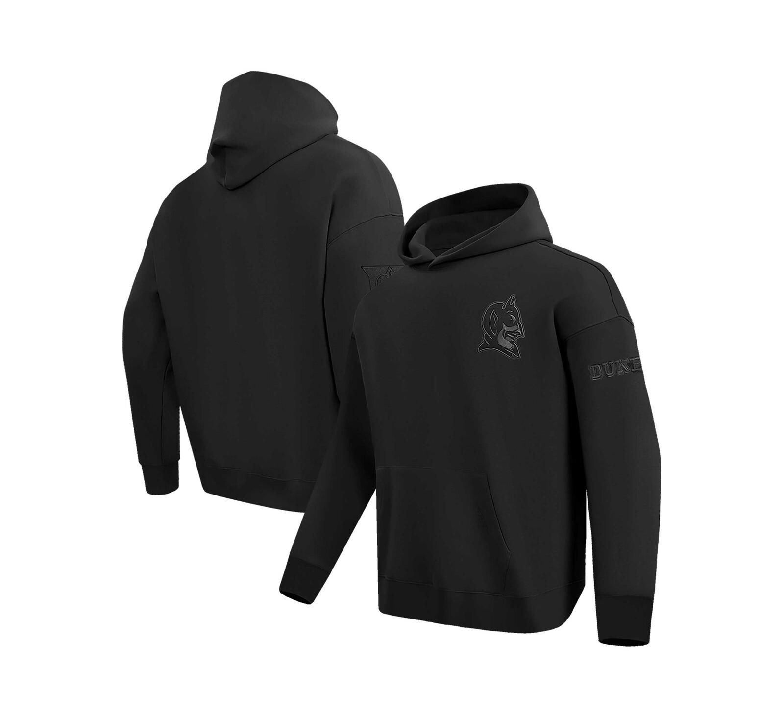 Мужское худи Pro Standard Duke Blue Devils Neutral Pullover Black