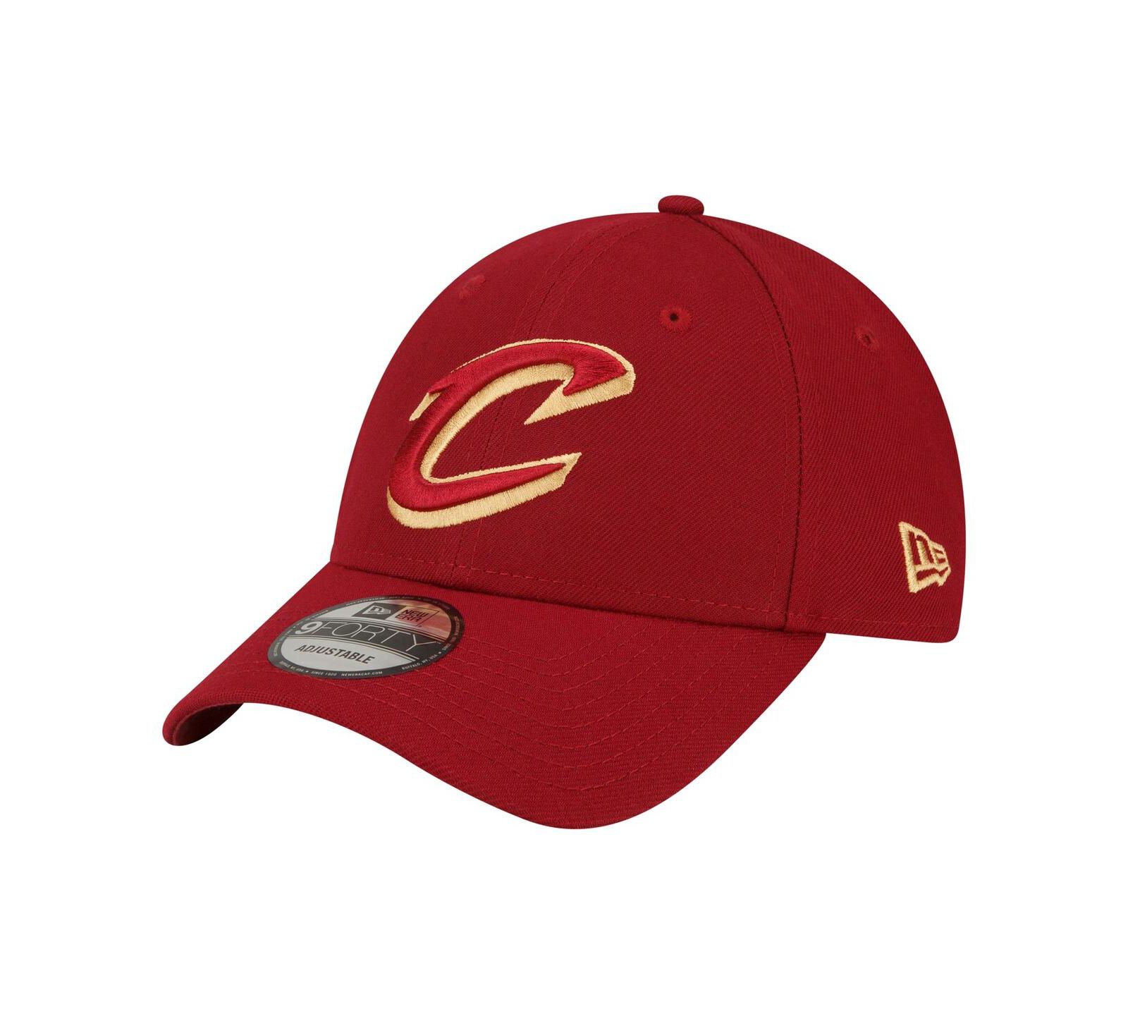 Мужская регулируемая кепка New Era Cleveland Cavaliers The League 9FORTY Wine