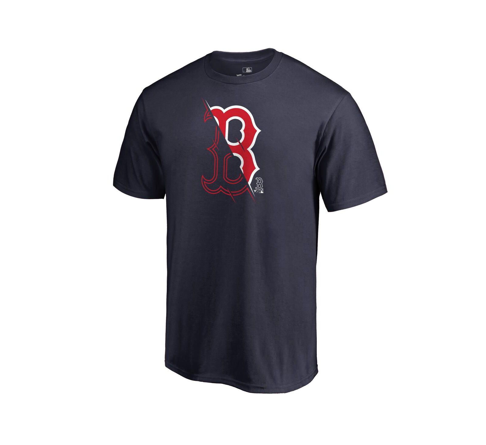 Мужская футболка Fanatics Navy Boston Red Sox X-Ray