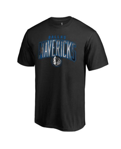 Мужская футболка Fanatics Black Dallas Mavericks Arch Smoke